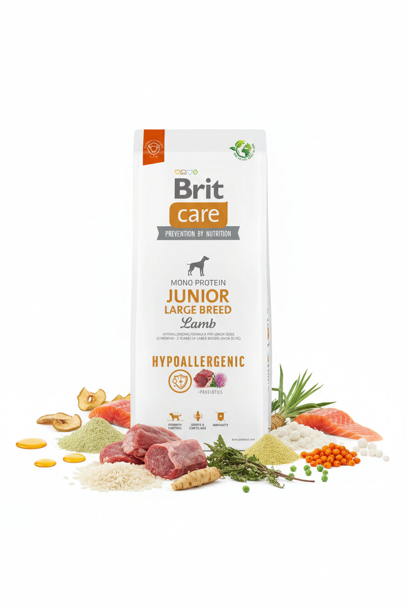 Hrana uscata pentru caini Brit Care Hypoallergenic Junior 3kg