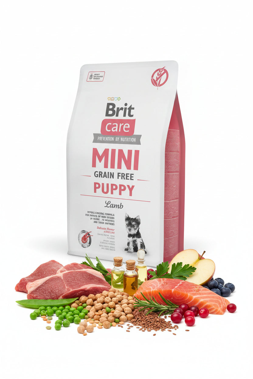 Hrana uscata pentru caini Brit Care Mini Puppy Lamb 2kg
