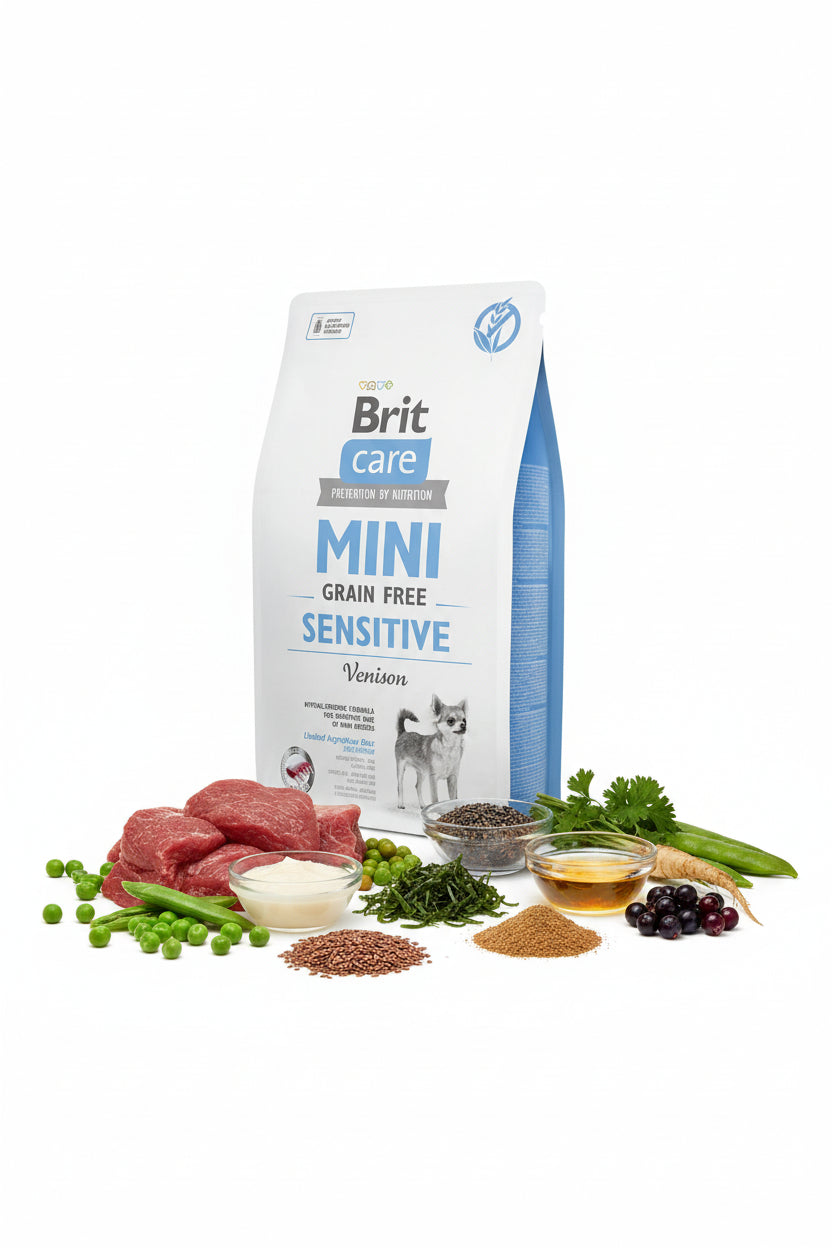 Hrana uscata pentru caini Brit Care Mini Sensitive 2kg