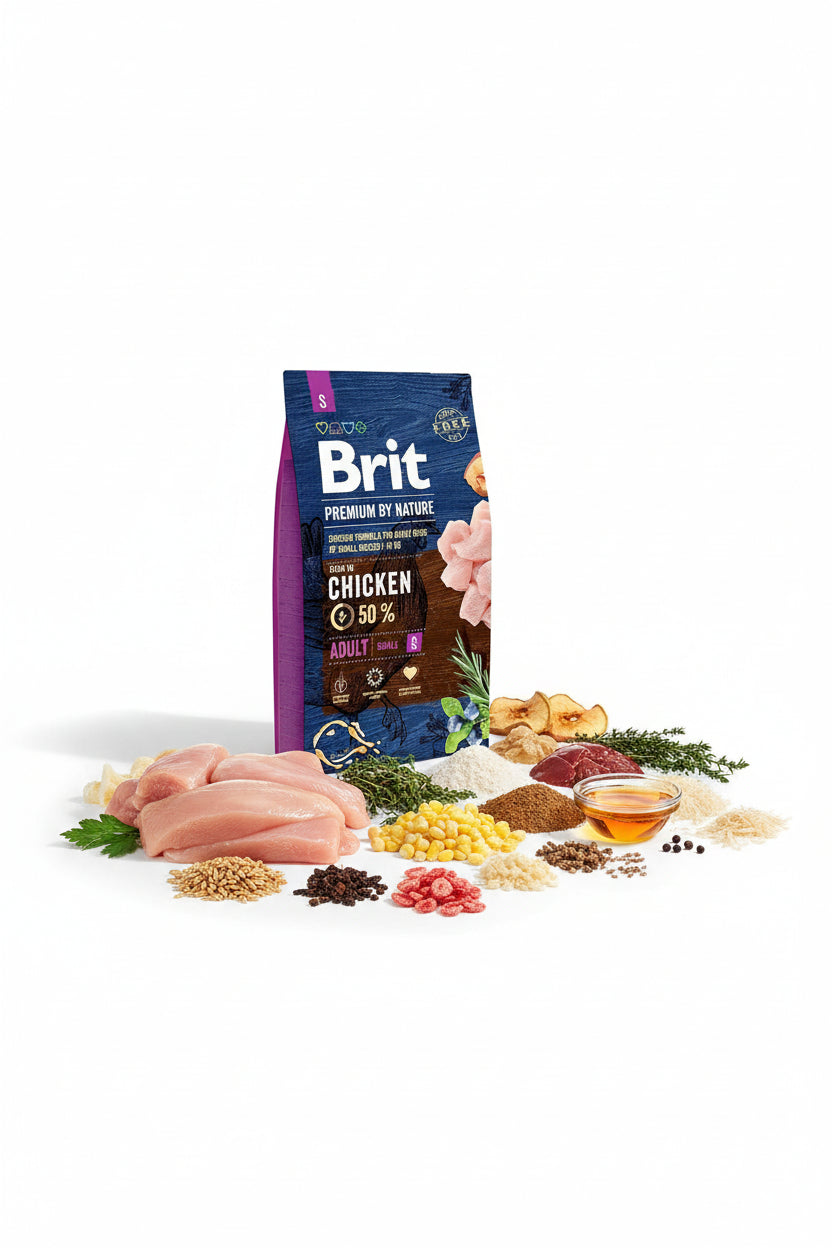 Brit Premium by Nature Adult S 8kg hrană uscată pentru câini adulți