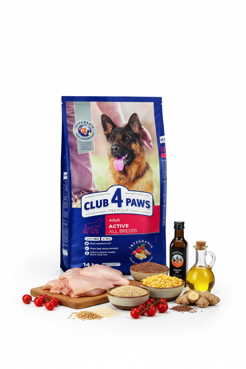 Hrana uscata pentru caini Club 4 Paws Premium ACTIV 14kg