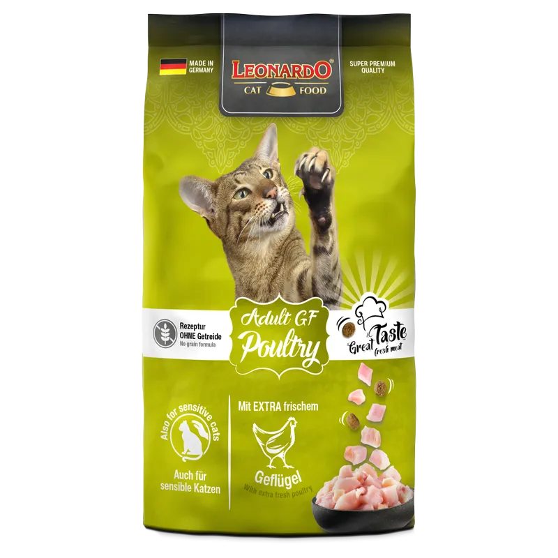 Hrana uscata pentru pisici Leonardo Adult GF Poultry 7.5kg