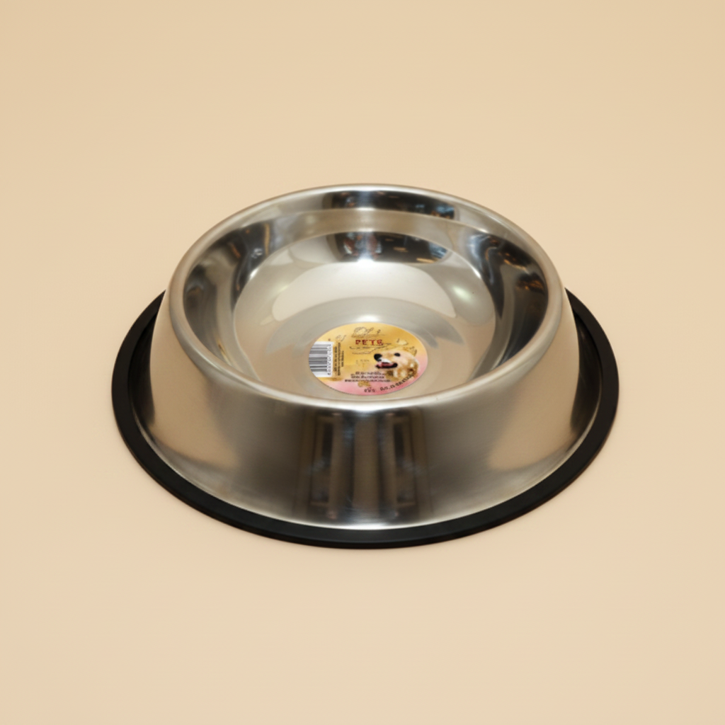 Castron inoxidabil pentru animale Pet Diet Shop cu bază anti-alunecare