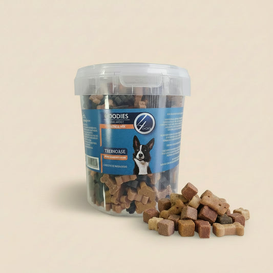 Recompense pentru câini 4DOG Trainer cu carne de miel și orez, 500g
