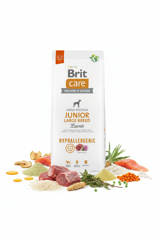 Hrana uscata pentru caini Brit Care Hypoallergenic Junior 3kg