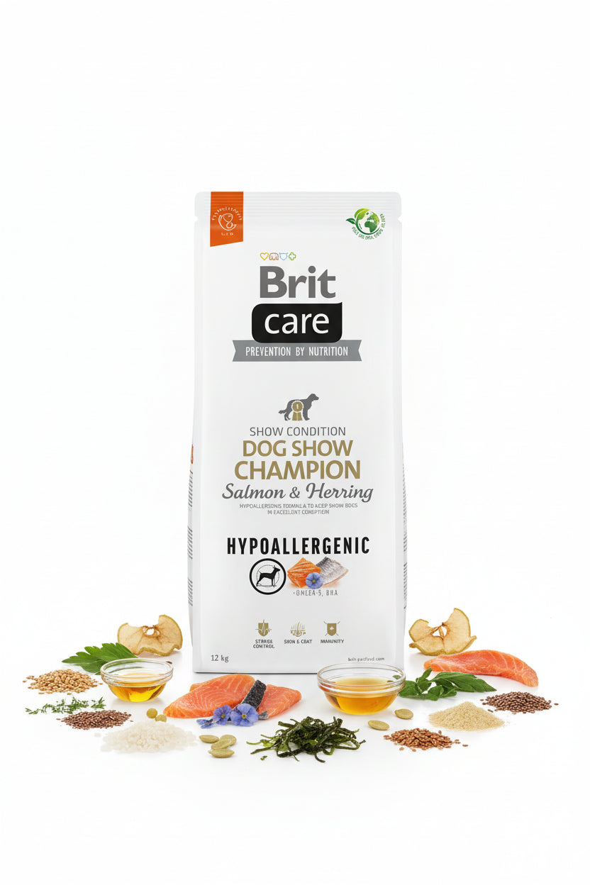 Hrana uscata pentru caini Brit Care Hypoallergenic Salmon 12kg
