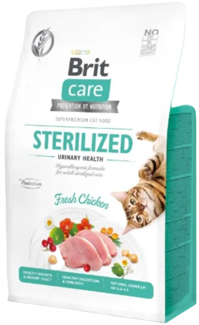 Hrana uscata pentru pisici Brit Care Sterilized Urinary Health