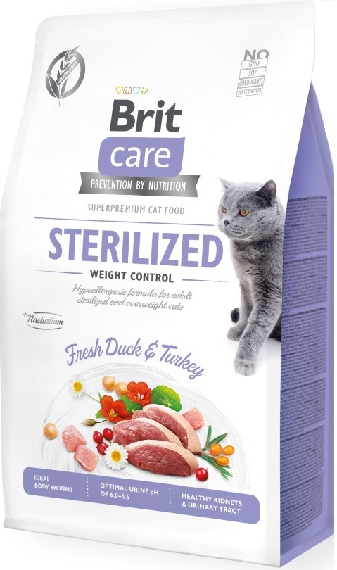 Hrana uscata pentru pisici Brit Care Sterilized Weight Control