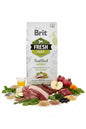 Hrana uscata pentru caini Brit Fresh Run & Work cu rata 12kg
