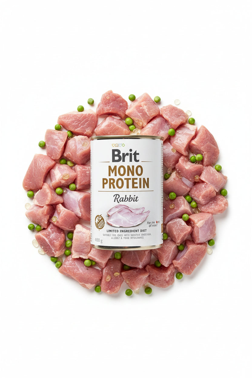 Brit Mono Protein Iepure 400g - hrană uscată pentru câini