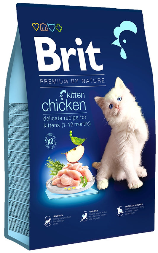 Hrana uscata pentru pisici Brit Premium By Nature Kitten Chicken