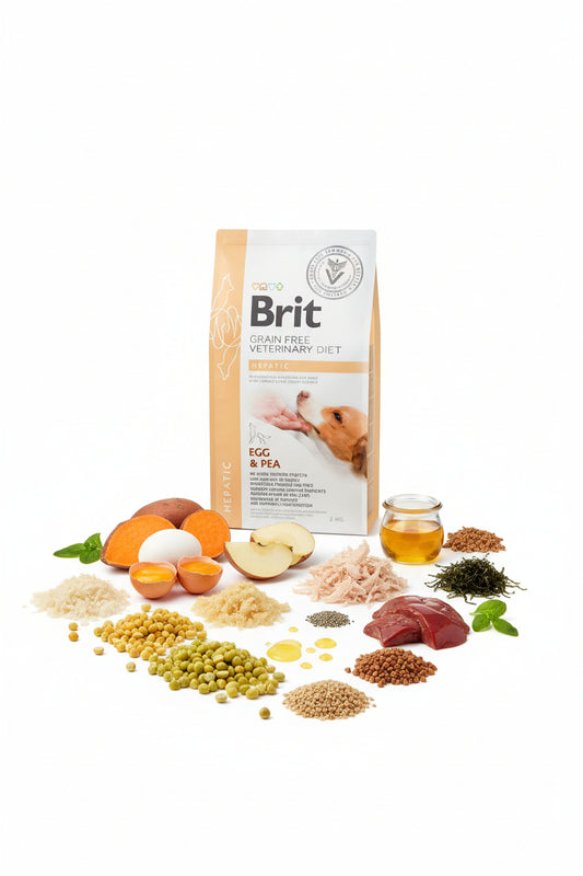 Hrana uscata pentru caini Brit Veterinary Diet Hepatic 2kg