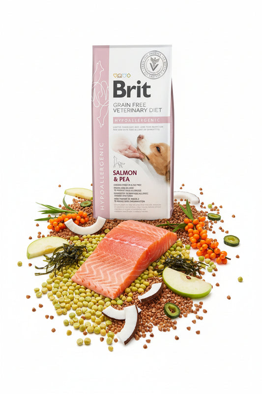 Hrana uscata pentru caini Brit Veterinary Diet Hypoallergenic 2kg