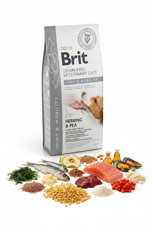 Hrana uscata pentru caini Brit Veterinary Diet Joint & Mobility 12kg