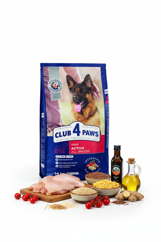 Hrana uscata pentru caini Club 4 Paws Premium ACTIV 14kg