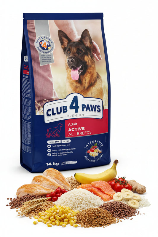 Hrana uscata pentru caini Club 4 Paws Premium ACTIV 20kg