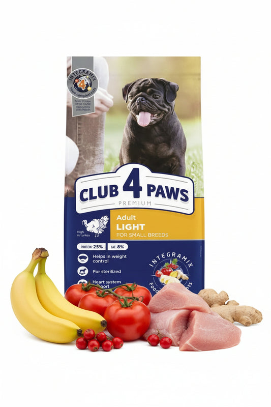 Hrana uscata pentru caini Club 4 Paws PREMIUM LIGHT 5kg