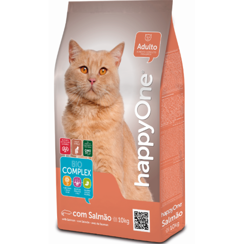 Hrana uscata pentru pisici HappyOne Cat Salmon 10 kg