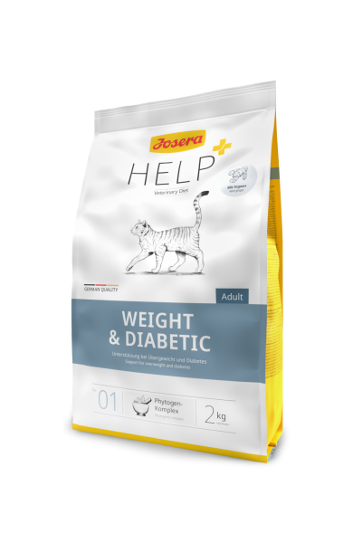 Hrana uscata pentru pisici Josera Help Weight & Diabetic 2kg