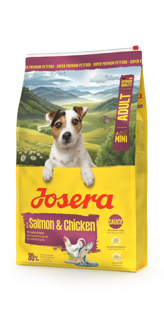 Hrana uscata pentru caini Josera Mini Salmon & Chicken 900g