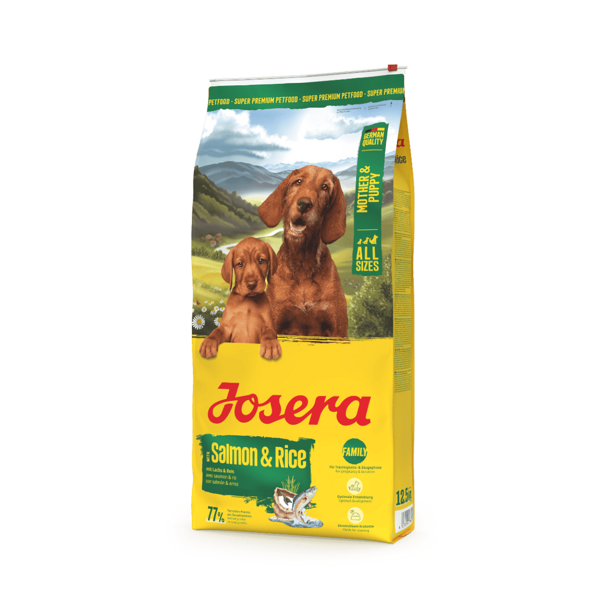 Hrana uscata pentru caini Josera Mother & Puppy Salmon & Rice