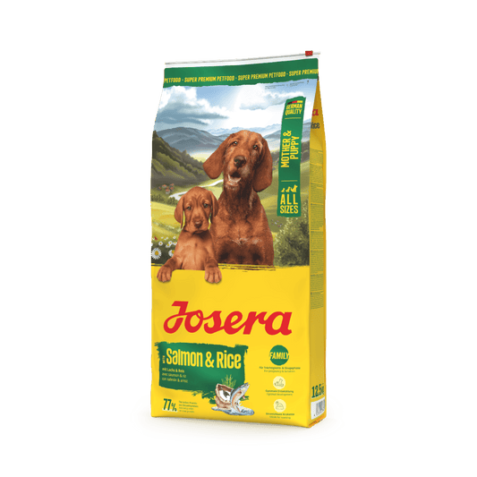 Hrana uscata pentru caini Josera Mother & Puppy Salmon & Rice