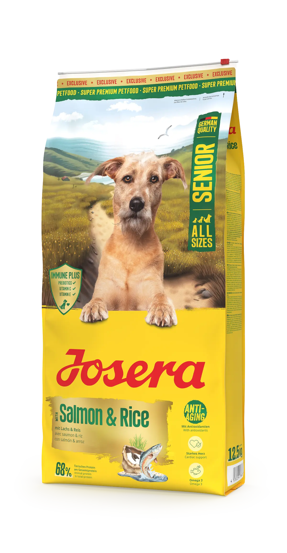 Hrana uscata pentru caini Josera Senior Salmon & Rice 12.5kg