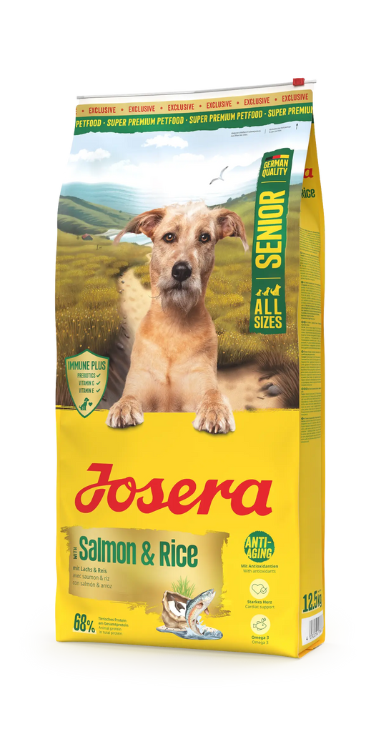 Hrana uscata pentru caini Josera Senior Salmon & Rice 12.5kg
