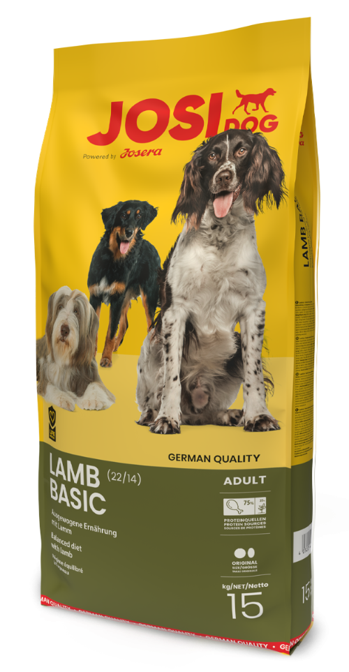 Hrana uscata pentru caini JosiDog Lamb Basic 2kg