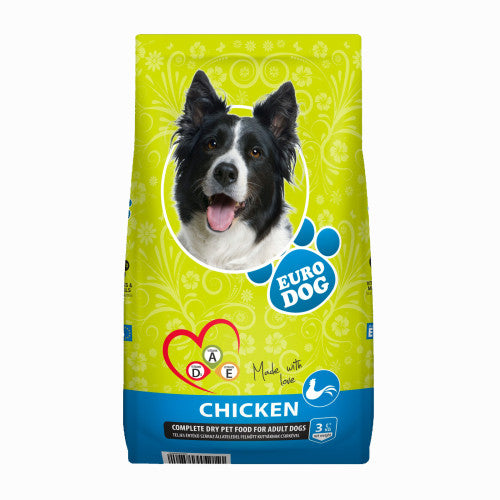 Сухой корм EuroDog с курицей для собак 10 кг