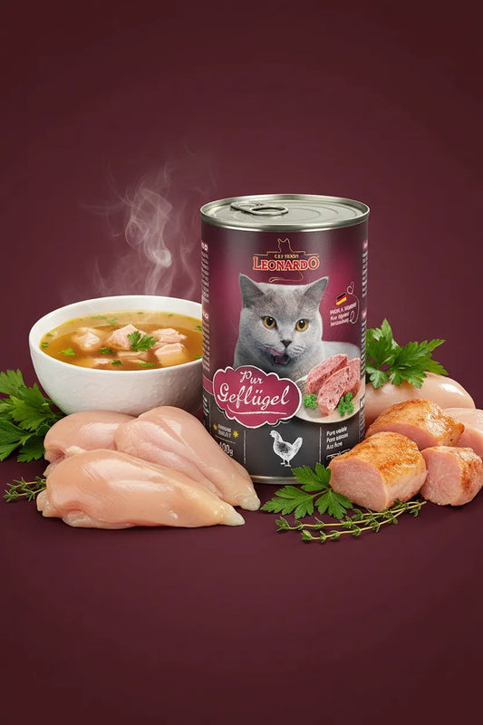 Leonardo Chicken 800г влажный корм для кошек