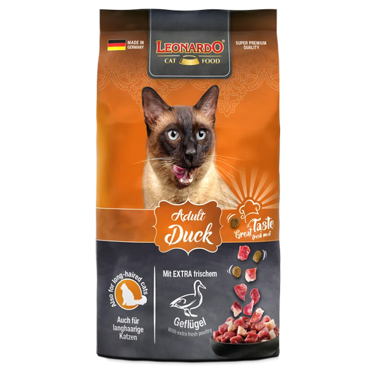 Hrana uscata pentru pisici Leonardo Adult Duck 15kg