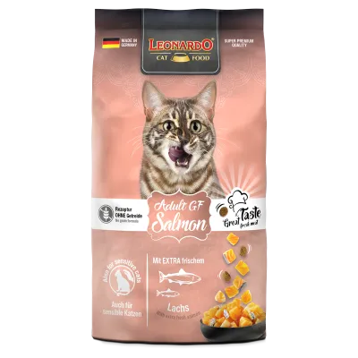 Hrana uscata pentru pisici Leonardo Adult GF Salmon 7.5kg