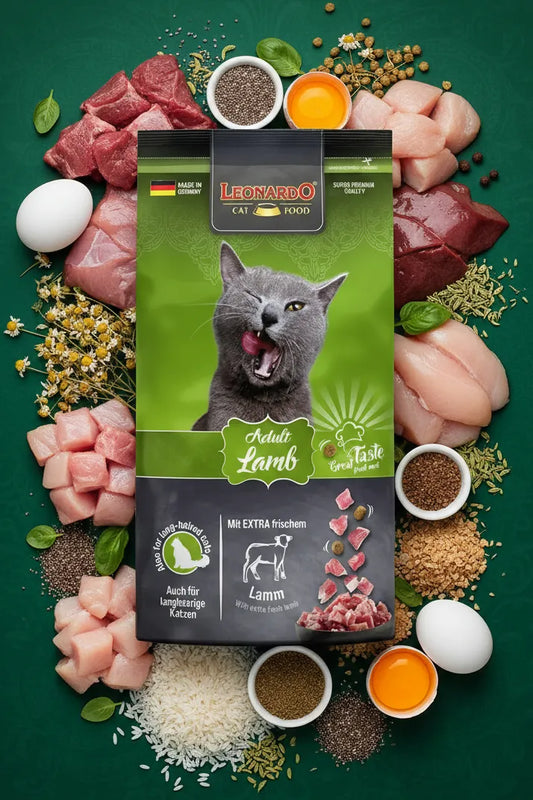 hrana uscata pentru pisici Leonardo Adult Lamb & Rice digestie sensibila
