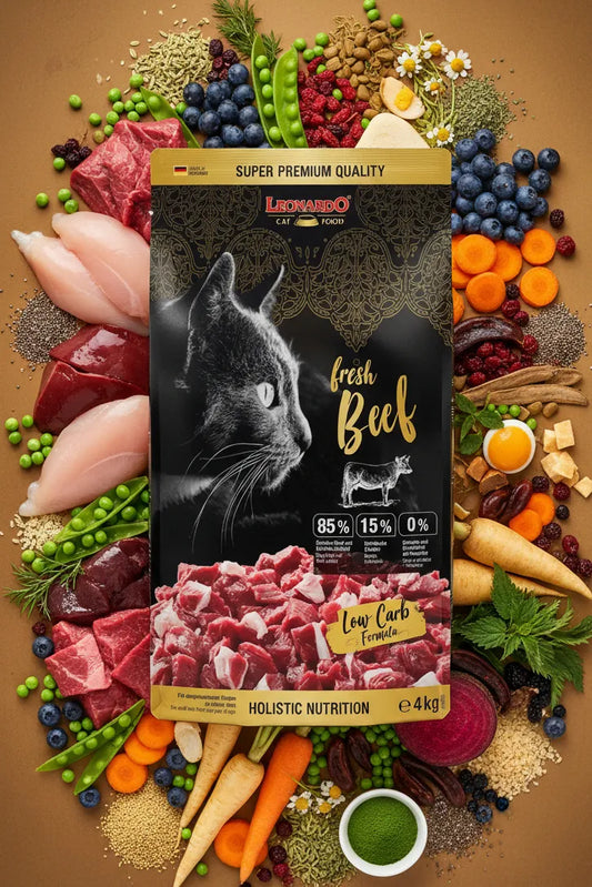 Hrana uscata pentru pisici Leonardo Fresh Beef 4kg