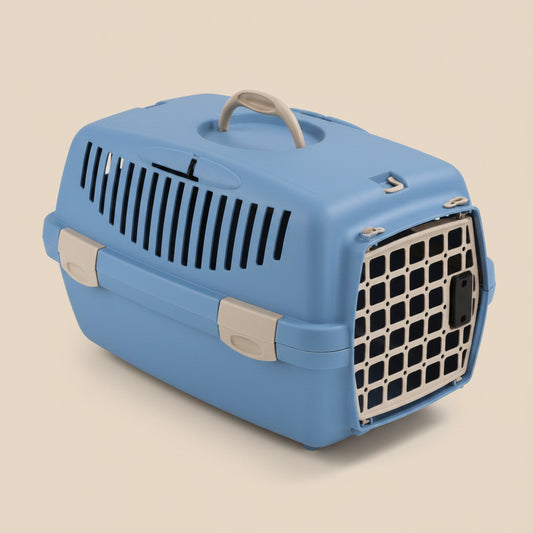 Cusca de transport pentru câini și pisici zoohrana din plastic 47,5*28,5*28cm